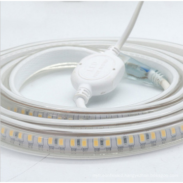 100M/Roll Outdoor Ip65 Waterproof 220V Super Bright White Light/ Warm White 3038 Led Strip